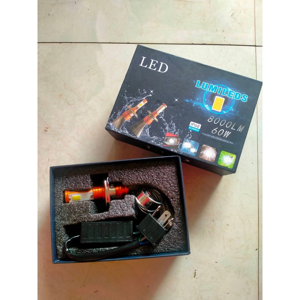 Đèn pha Led Ô tô, Xe máy C6 Headlight mẫu 2022 cải tiến siêu sáng công suất 36W.