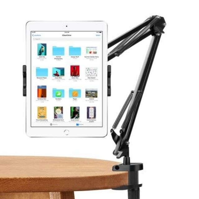 [Mã ELORDER5 giảm 10K đơn 20K] GIÁ ĐỠ IPAD ĐA NĂNG- KẸP ĐIỆN THOẠI MÁY TÍNH BẢNG XOAY 360 ĐỘ