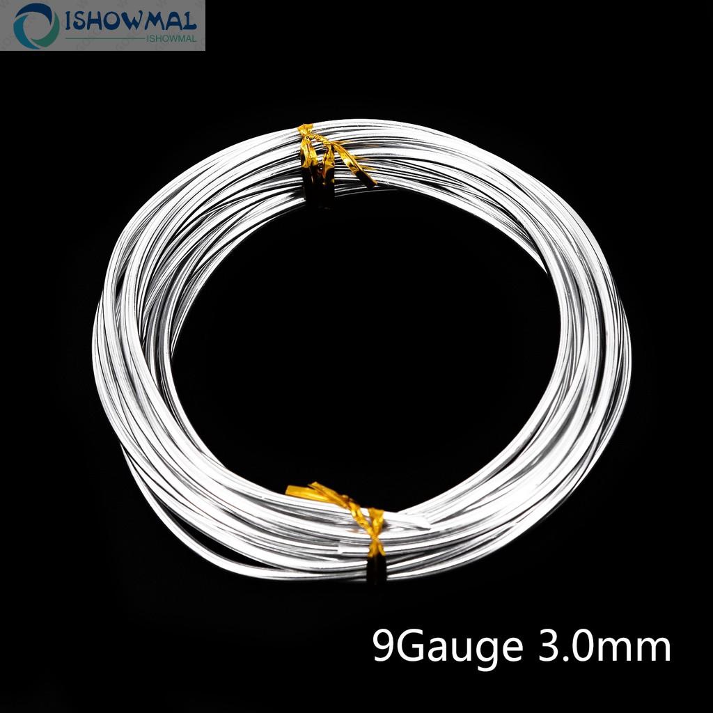 Cuộn dây nhôm dùng làm đồ trang sức DIY 1/1.5/2/2.5/3mm/5m