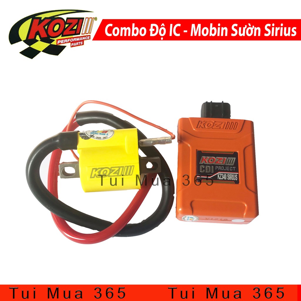 Combo Kozi IC và Mobin Độ Sirius 110, Jupiter V Malaysia