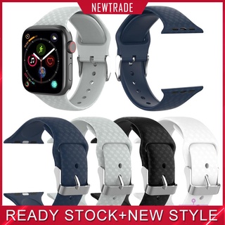 Dây đeo silicon mềm cho đồng hồ thông minh Apple Watch Series 1 2 3 4 42mm