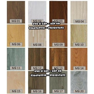Combo 10m2 sàn nhựa