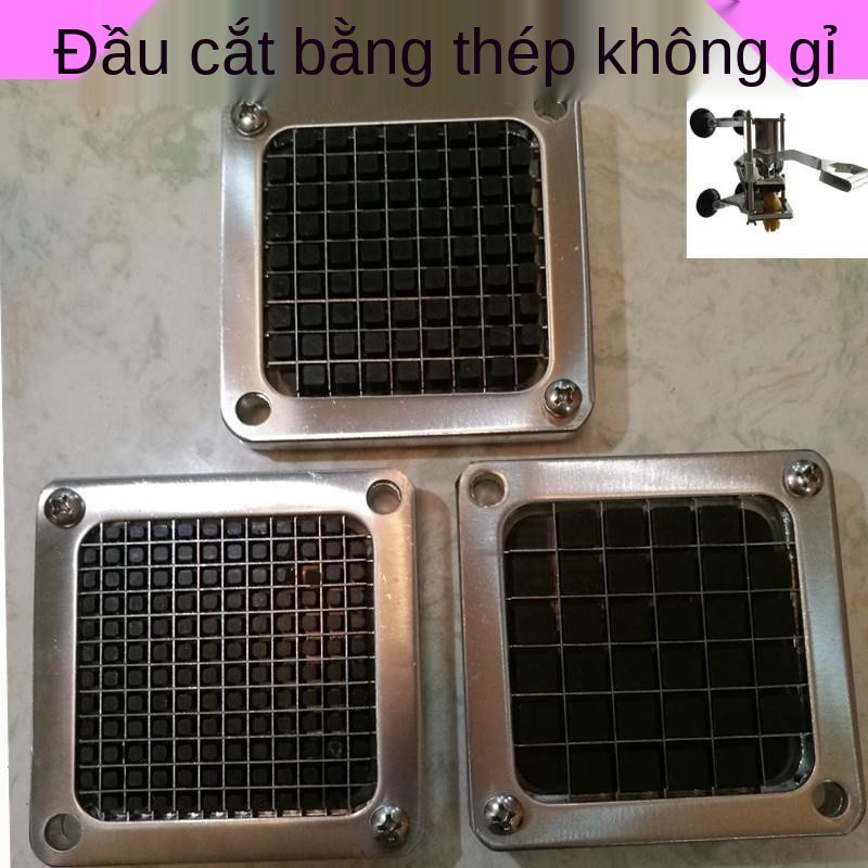 Máy thái khoai tây lưỡi dao, các bộ phận của máy thái khoai tây chiên, lưỡi dao tạo tác bằng thép không gỉ củ cải cắt hạ