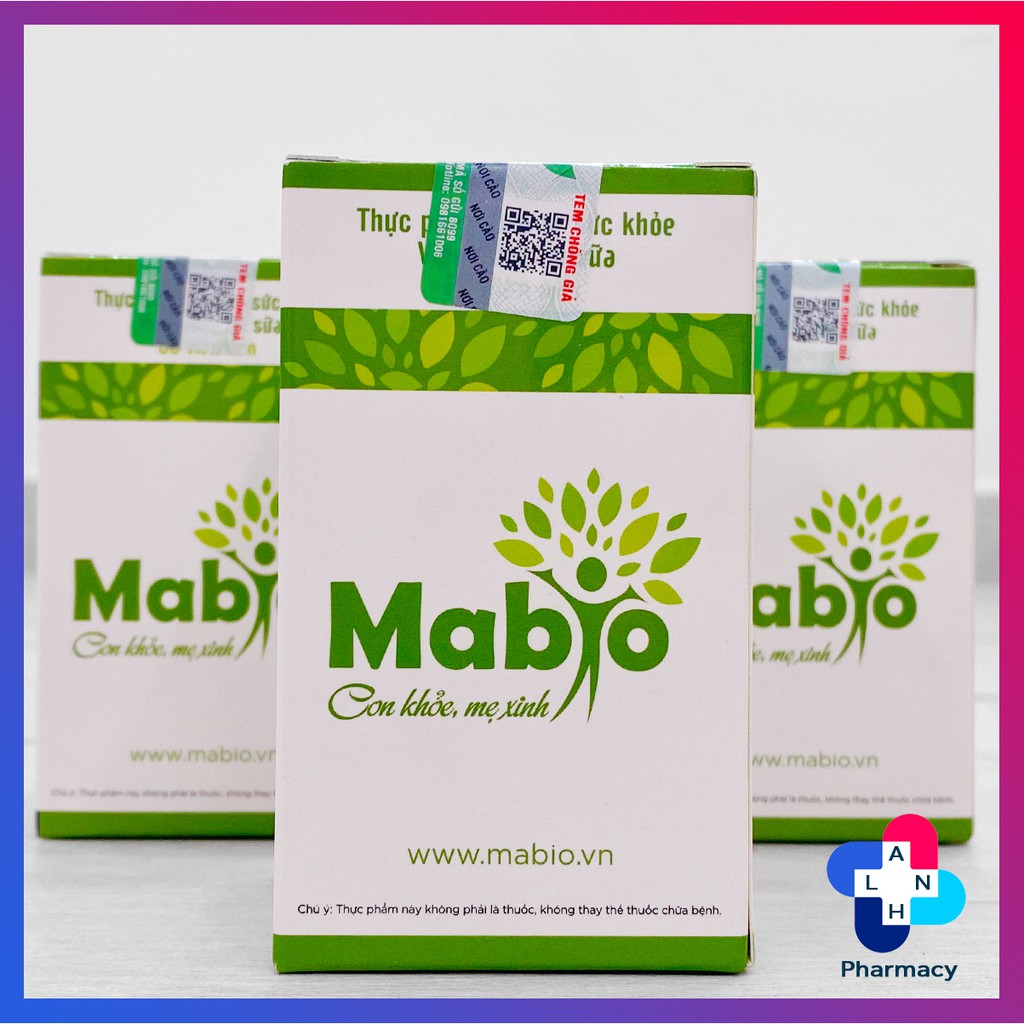 MABIO (60 viên) - Hỗ trợ lợi sữa giúp nâng cao số lượng và chất lượng sữa mẹ.