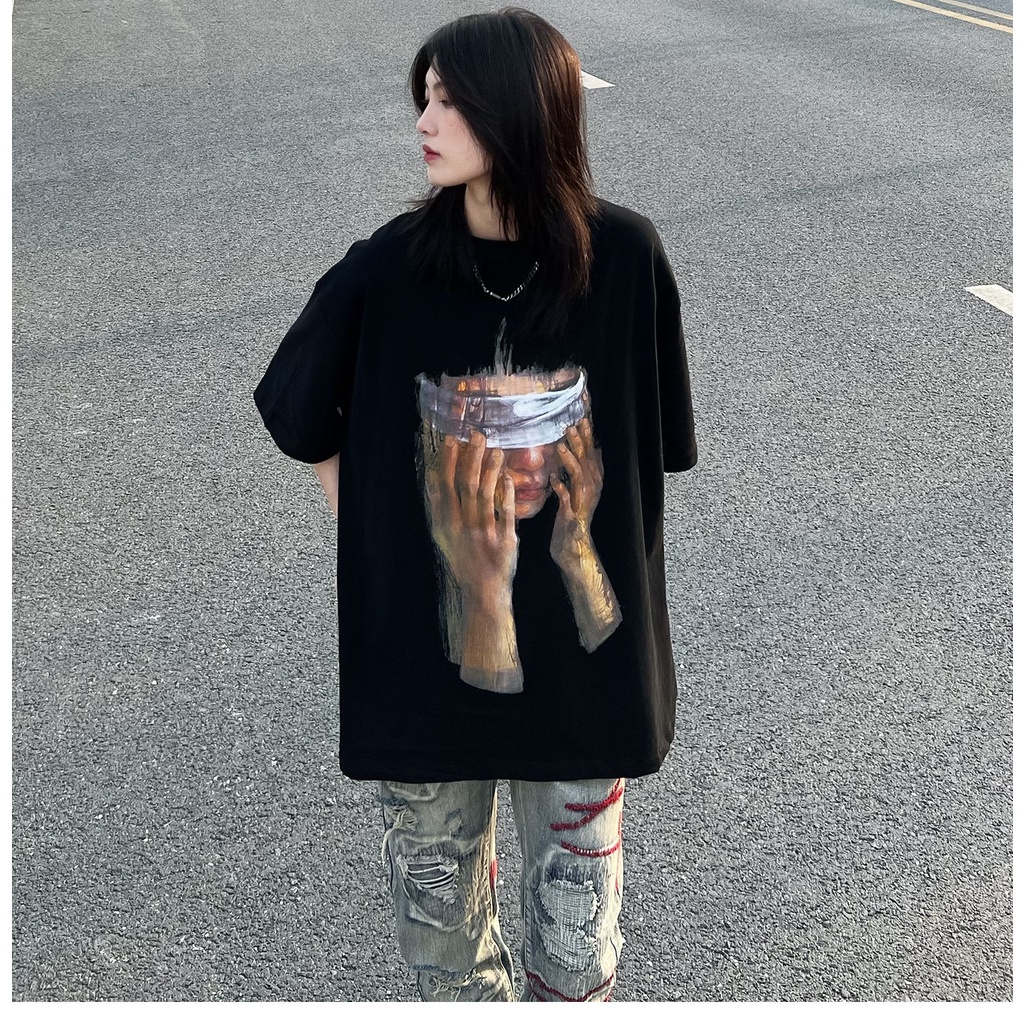 NRVP Áo Thun Tay Ngắn Cổ Tròn Thời Trang Mùa Hè Phong Cách Hàn Quốc Mới