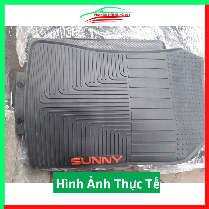Thảm lót sàn cao su cho xe Nissan Sunny 2011-2023 hàng chuẩn theo xe chịu lực tốt