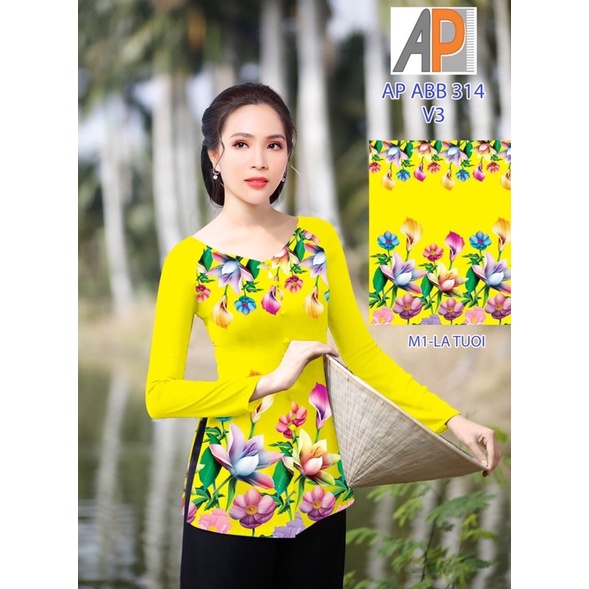 bộ bà ba in 4D (40-72kg)-bộ áo kèm quần