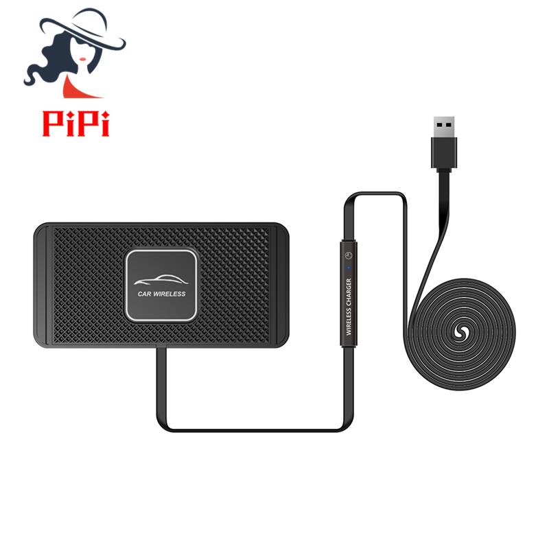 Đế Sạc Không Dây 15W Qi Trên Xe Hơi Cho Android Galaxy 21/20 NOTE10 IPhone 13/12/11/XR