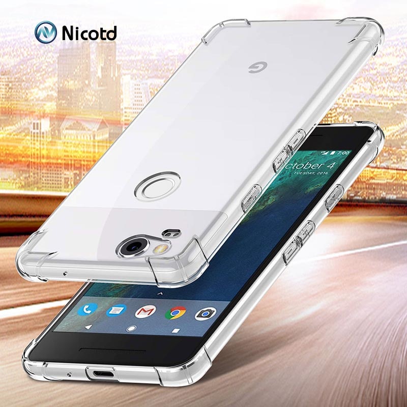 Ốp điện thoại silicon TPU mềm trong suốt thích hợp cho Google Pixel 2 Xl 5 4a 5g Google Pixel 3xl 3axl 3a 3 2 4