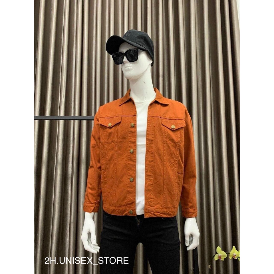 ÁO KHOÁC KAKI JEAN NAM NỮ UNISEX ĐỦ MÀU