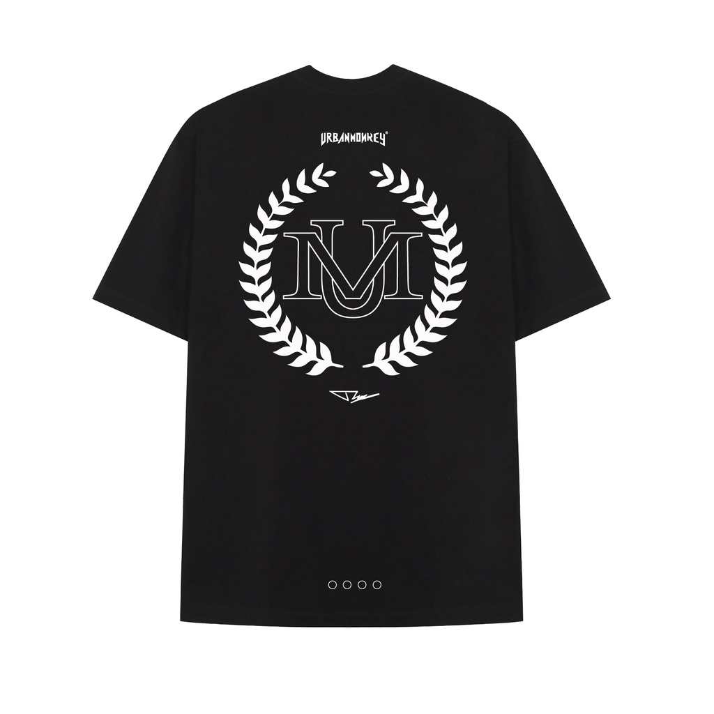 Áo Thun URBAN MONKEY DELUXE BIG LOGO Đen Thiết Kế Cơ Bản Dễ Phối | MAN | WOMAN | T-SHIRT