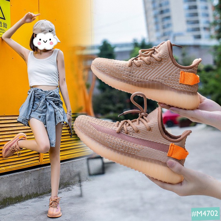 ( Hàng Đẹp ) Giày Cặp Đôi Nam Nữ MINSU M4702, Giày Thể Thao Sneaker Nam Nữ Y350 Phản Quang Hàn Quốc Mang Đi Chơi Đi Học,