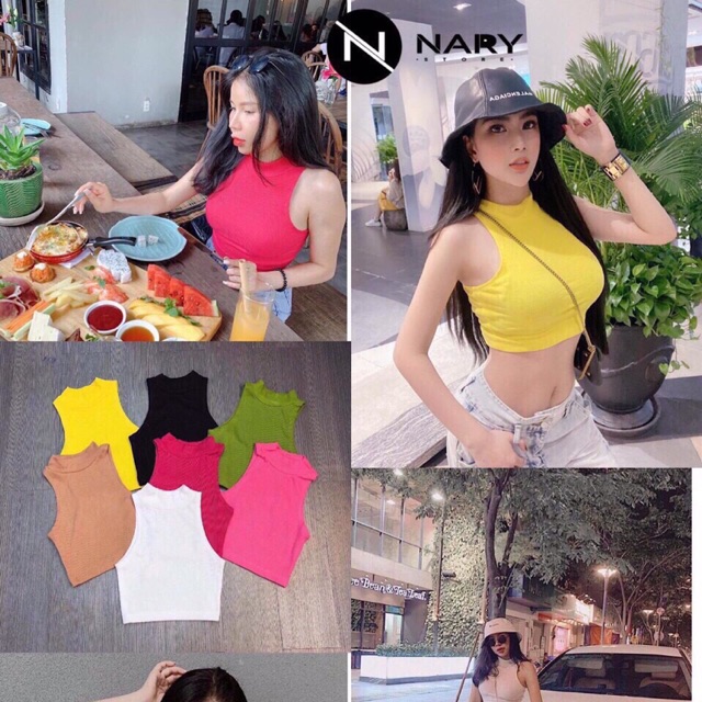 Áo ba lỗ croptop