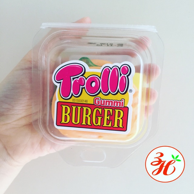 Kẹo dẻo hamburger Trolli 50g date T2/22 Mỹ