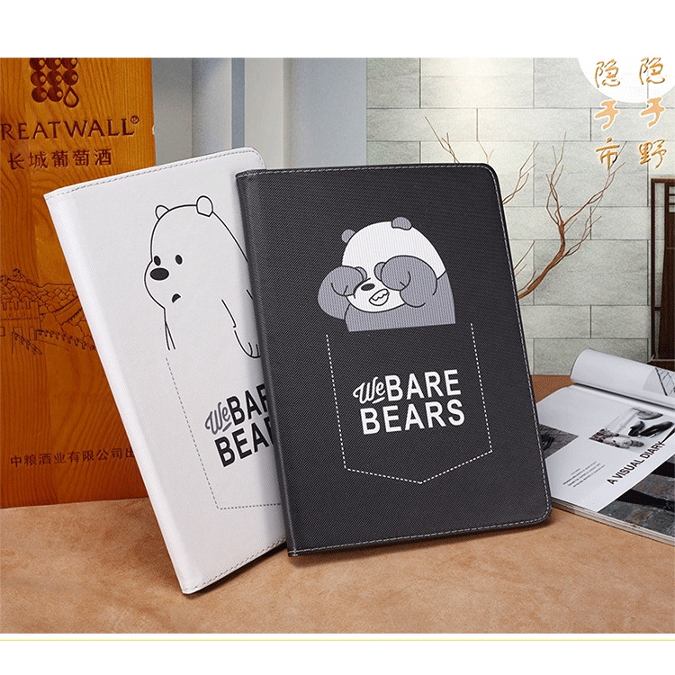 Bao da máy tính bảng in hình chú gấu đáng yêu bảo vệ cho Ipad Air 1/2/3/4 Pro MINI 1/2/3/4/5 | BigBuy360 - bigbuy360.vn