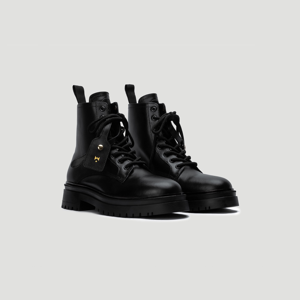 THE CHUNKY WOLF Combat Boots - Giày Cổ Cao Buộc Dây Unisex