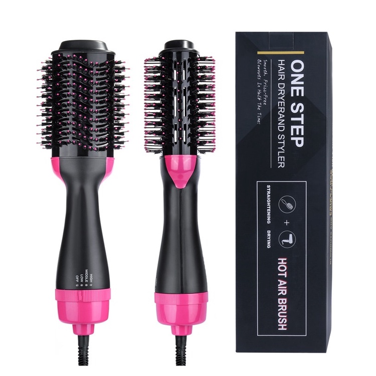 Lược Điện Chải Tóc Thẳng / Xoăn / Sấy Tóc 1000W Chất Lượng Cao