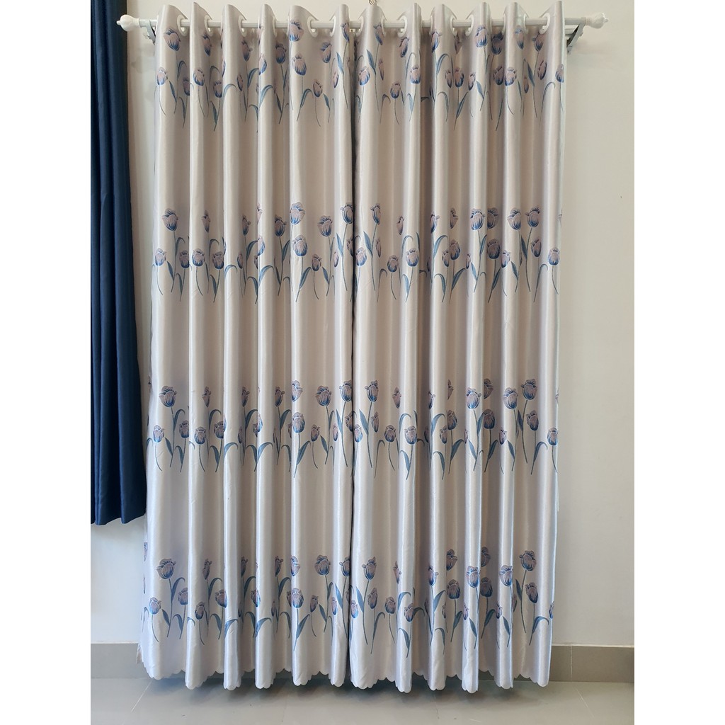 Rèm cửa chính, rèm cửa đi, chống nắng cao cấp, vải gấm dày 2 lớp cao cấp A-203-08