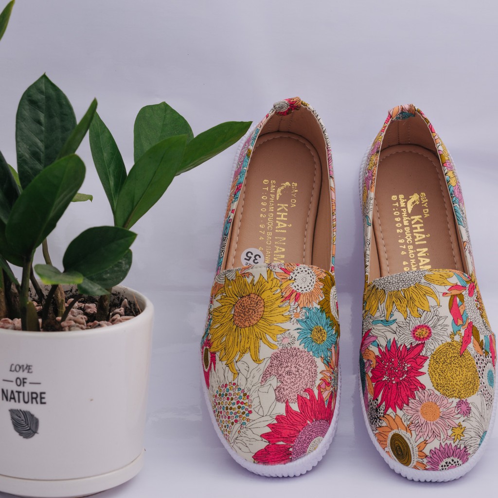 GIÀY LƯỜI NỮ HOA HƯỚNG DƯƠNG | BigBuy360 - bigbuy360.vn