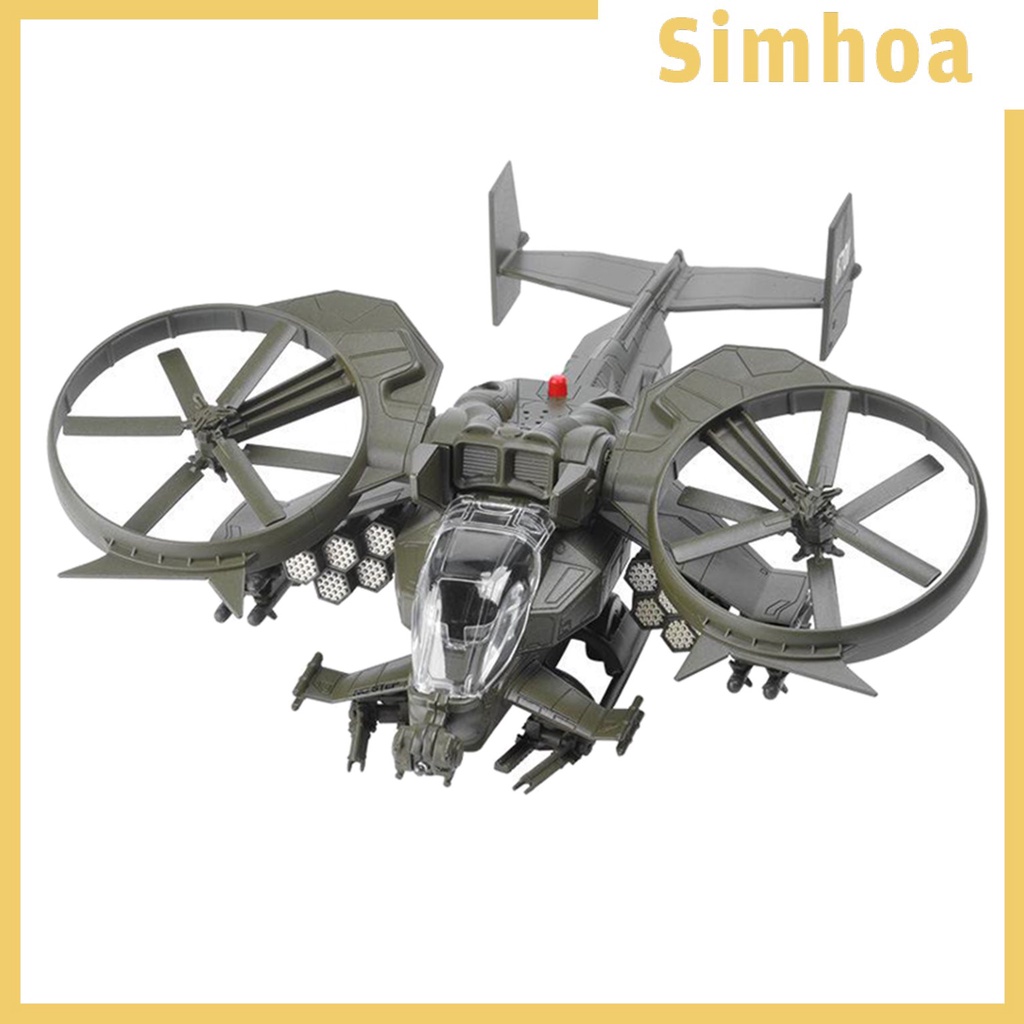 Mô hình máy bay trực thăng chiến đấu hợp kim tỉ lệ 1:48 dành cho trang trí văn phòng nhà cửa