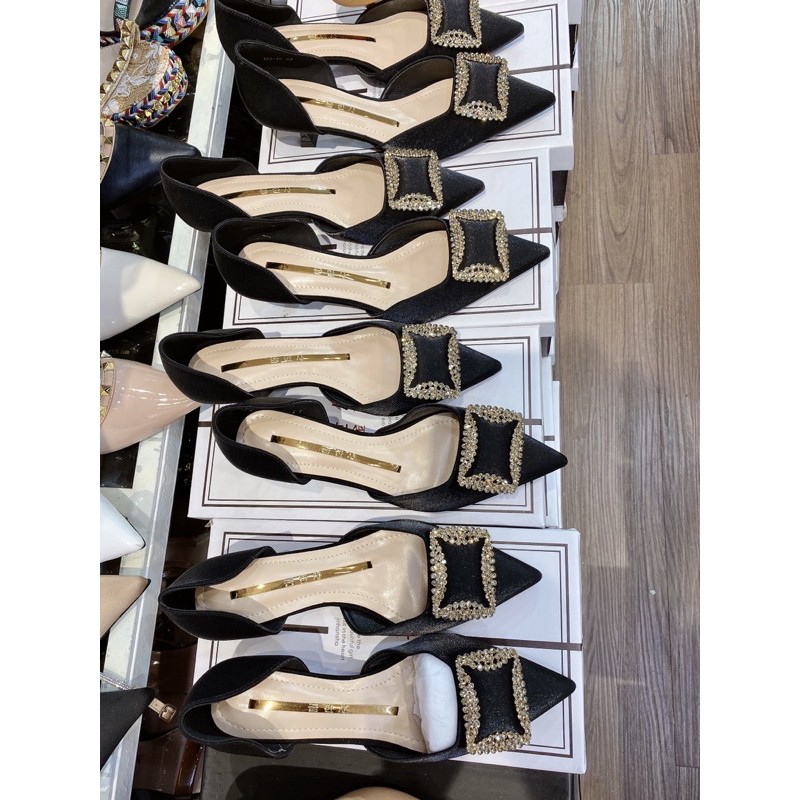 Cao gót 3p khoá vuông