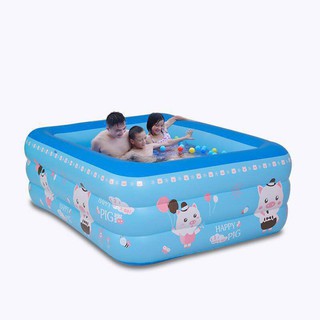 BỂ BƠI CHỮ NHẬT 3 TẦNG 1,3M + TẶNG KEO VÁ