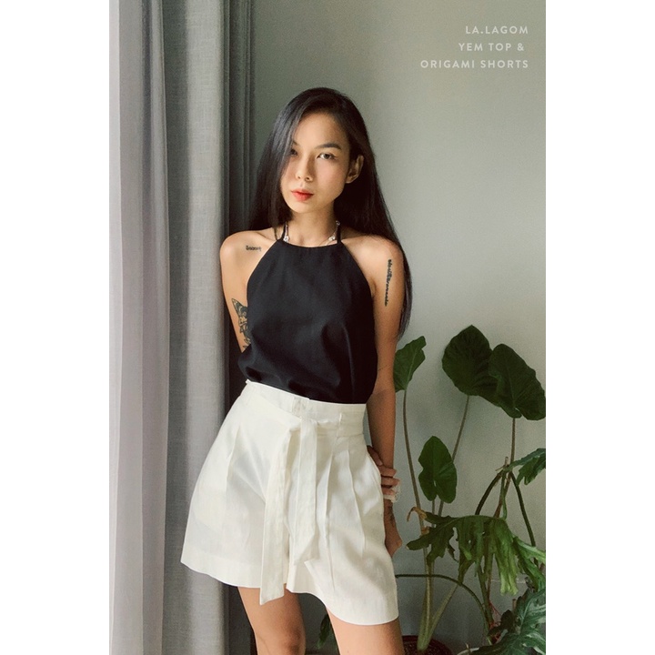 Áo yếm Linen- Áo basic-Vải Linen