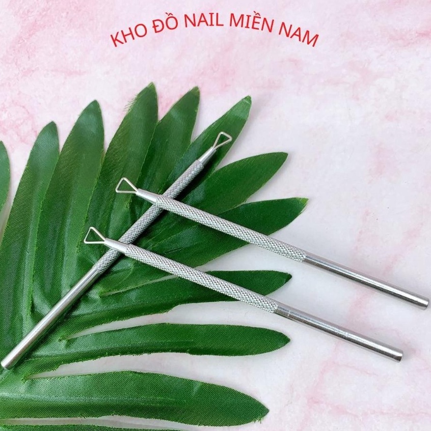 Cây Cạo Sơn Gel Inox Đầu Tam Giác - Dụng Cụ Cạo Lớp Sơn Gel