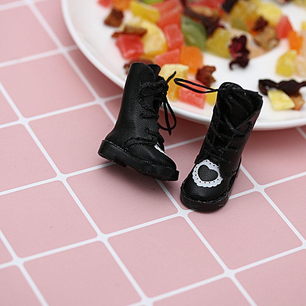 LAYOR1 Giày Boot Thắt Dây Cho Búp Bê