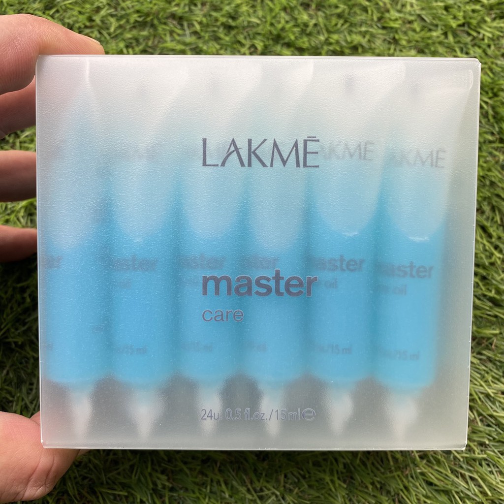 Chính hãng☘️ Tinh dầu dưỡng ẩm Master Lakme Care Oil 15ml (Hộp 15mlx24 Tuýp)