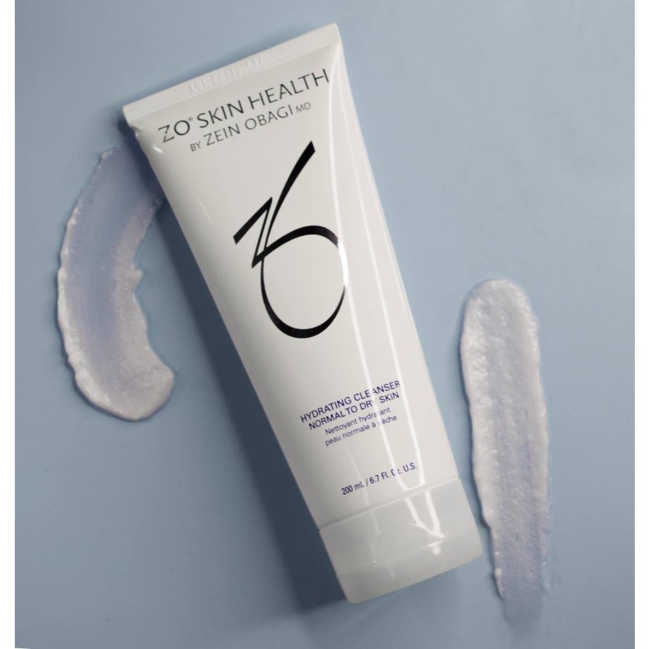 Sữa rửa mặt cho da khô, da nhạy cảm Zo HYDRATING CLEANSER giúp giữ ẩm, làm mềm và làm sạch da khỏi bụi bẩn
