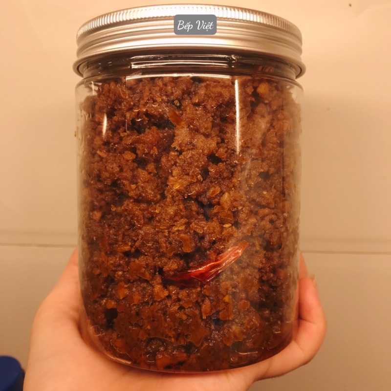 (500gram) Mắm tép chưng thịt sụn ngon đặc biệt nhà làm