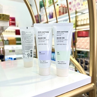 (CÓ BILL) Kem Lót Kiềm Dầu Và Hiệu Chỉnh Tông Da THEFACESHOP Air Cotton Makeup Base SPF30 PA++ 40ml