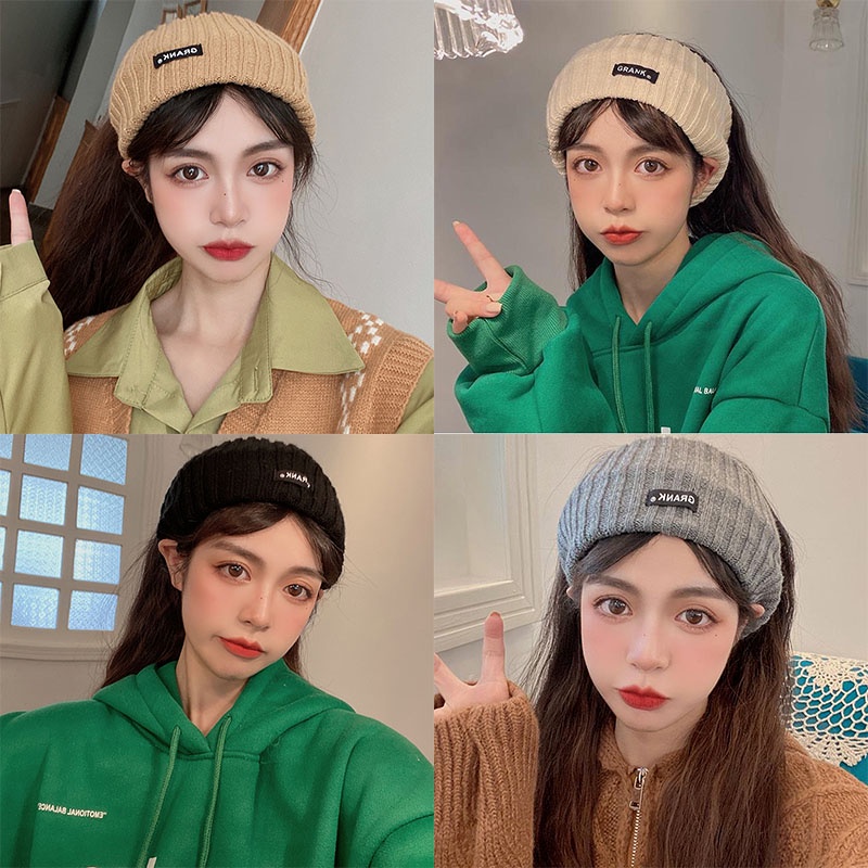 Băng đô thể thao dệt kim thời trang Hàn Quốc cá tính cho nữ