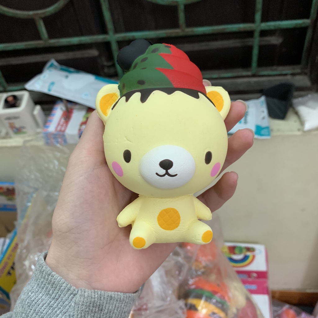 Đồ Chơi Squishy Gấu Rilakuma Dễ Thương 10cm Chậm Tăng Và Thơm Mềm