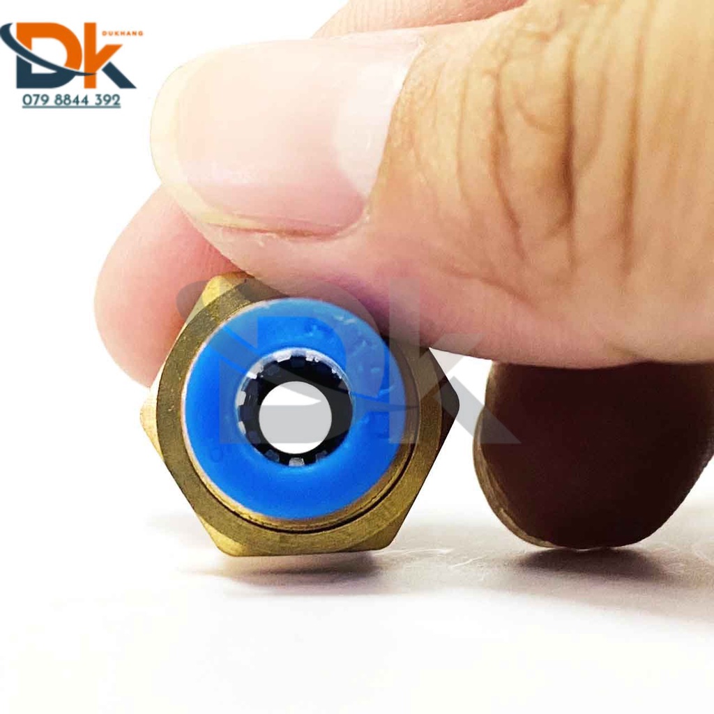 Nối khí nén 2 đầu ống siết thành PM