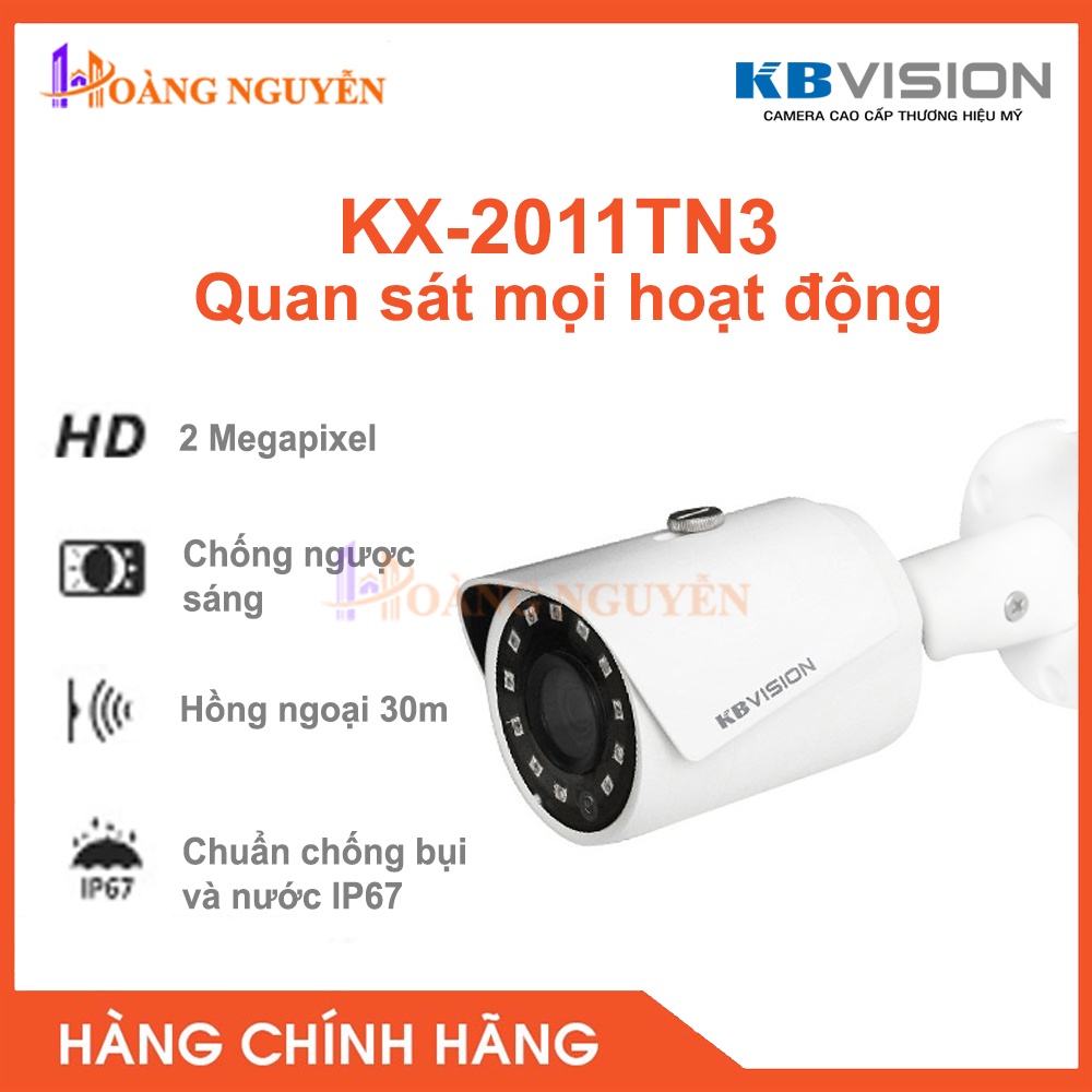 [NHÀ PHÂN PHỐI] Camera ip KX-2011TN3 2.0 megapixel gắn ngoài trời