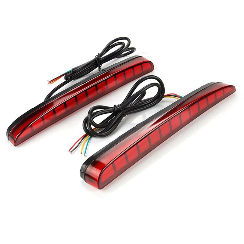 for Honda Civic 2017-2018 Type R Hatchback Led Brake Light Rear Bumper Reflector Driving Fog Lamp