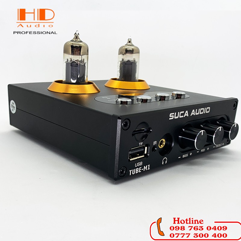 PRE ĐÈN SUCA-AUDIO TUBE M1 - Đọc USB/ Thẻ Nhớ/ Bluetooth 5.0/ Điều Khiển Từ Xa