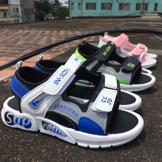 Giày sandal trẻ em cho bé quai hậu phong cách thời trang đi học gót phối phản quang đế đàn hồi siêu bền ( A661 )