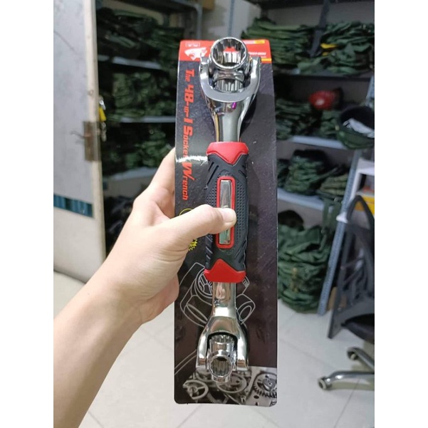 Tay Khẩu Siết Ốc Đa Năng 8 in 1 Hàng Chuẩn Cao Cấp