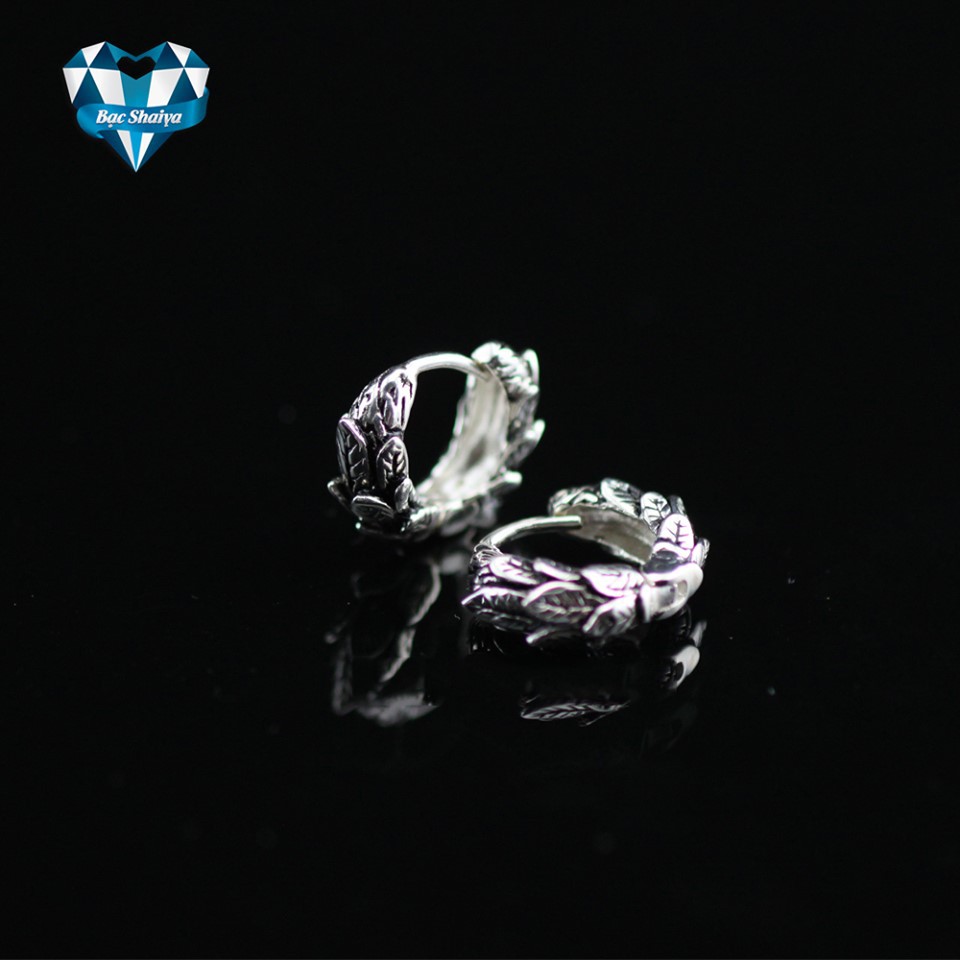 Khuyên Tai Nam Lông Vũ Bạc 925- Bạc  SHAIYA  - KN 62