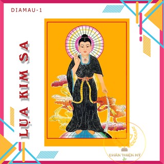 [GIEO DUYÊN] Địa Mẫu - Tranh Vải Kim Sa Cao Cấp 40x60cm