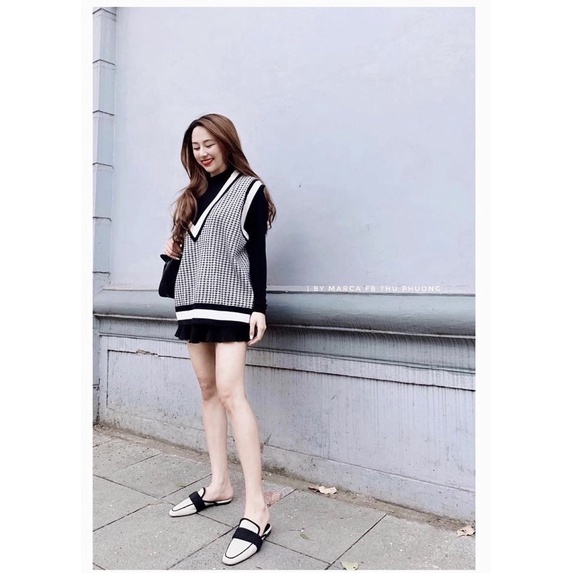 ÁO GILE LEN HOUNDSTOOTH ZR | BigBuy360 - bigbuy360.vn