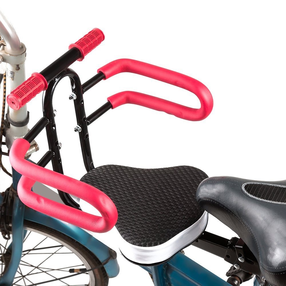 (Tặng 1 đôi đèn van ) Ghế đệm gắn xe đạp cho trẻ em loại A - Yên xe đạp cho trẻ em