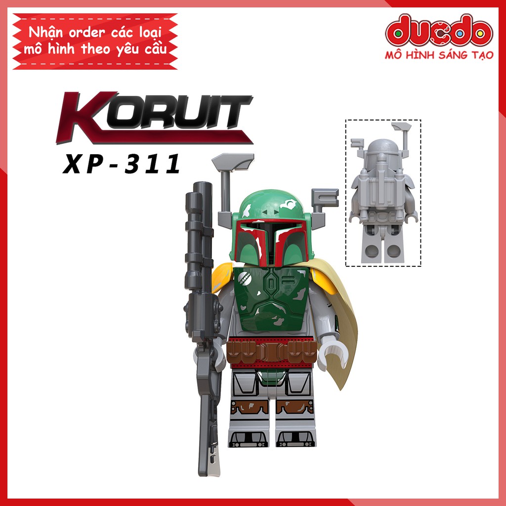 Minifigures các nhân vật trong Star Wars full trang bị - Đồ chơi Lắp ghép Xếp hình Mô hình Mini KORUIT KT1041