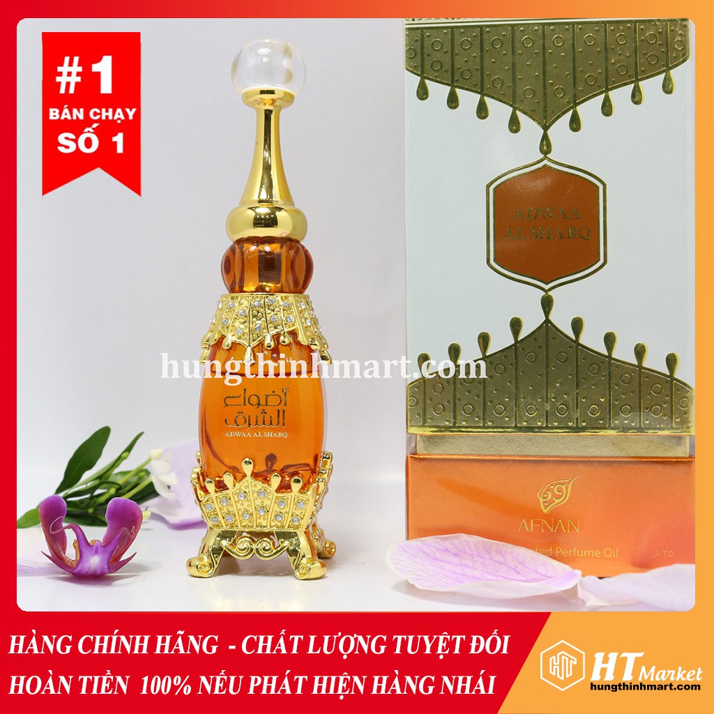 Tinh Dầu Nước Hoa Dubai Chính Hãng Ngọt Ngào Thơm Lâu Adwaa Alsharq 25ml HT Market | BigBuy360 - bigbuy360.vn