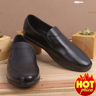 Giày lười da bò thật g115
