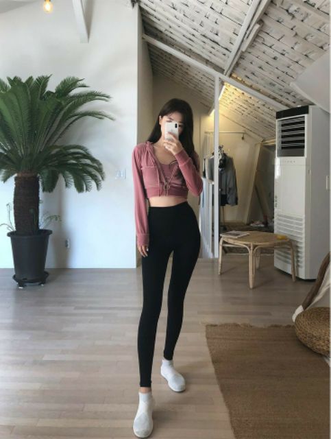 [HOT ITEM Quần legging nữ túi zip HQ cạp cao ống dài SIÊU ĐẸP