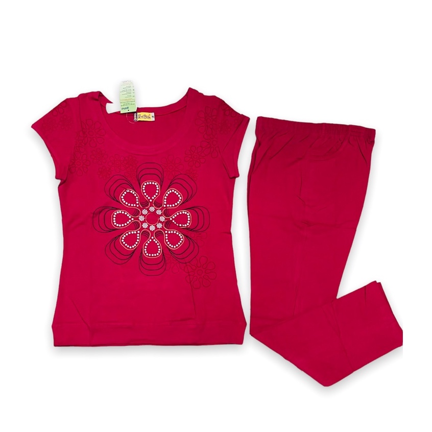Bộ mặc nhà Gia Hồi tay ngắn quần dài L,XL